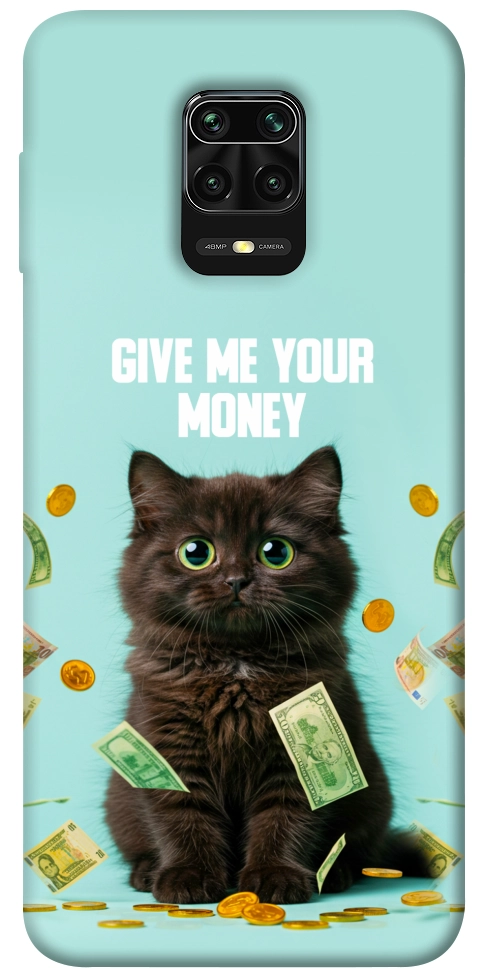 Чехол Money cat для Xiaomi Redmi Note 9 Pro