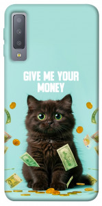 Чехол Money cat для Galaxy A7 (2018)