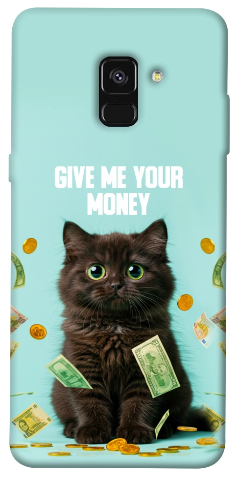 Чехол Money cat для Galaxy A8 (2018)