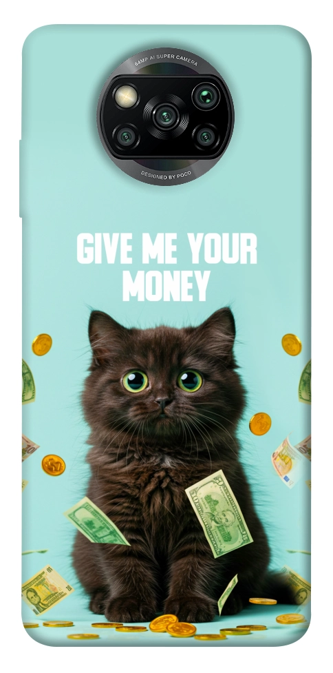Чохол Money cat для Xiaomi Poco X3 NFC