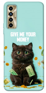 Чохол Money cat для TECNO Camon 17P