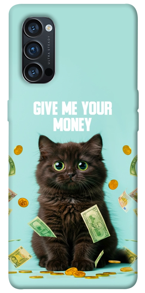 Чохол Money cat для Oppo Reno 4 Pro 5G