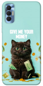 Чохол Money cat для TECNO Spark 8P