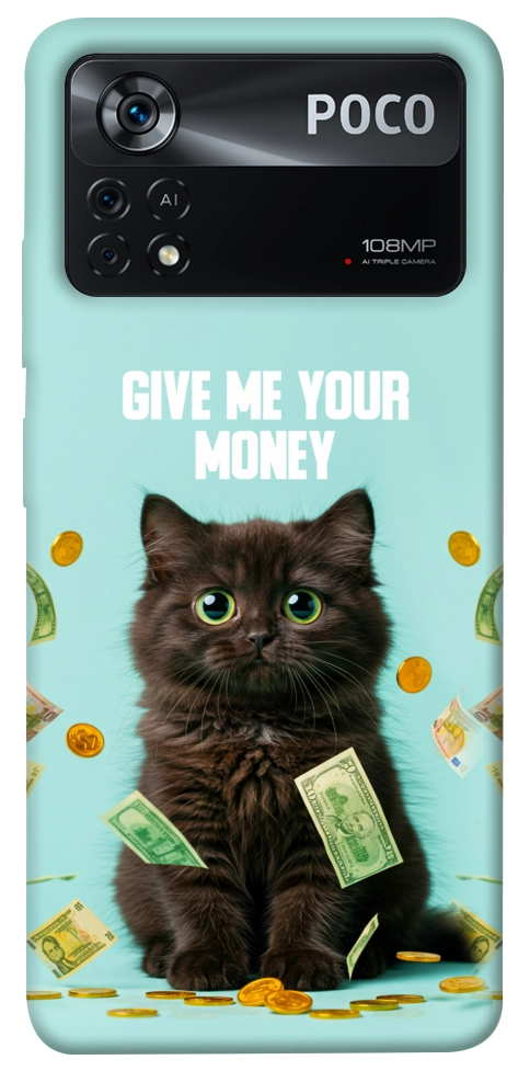 Чехол Money cat для Xiaomi Poco X4 Pro