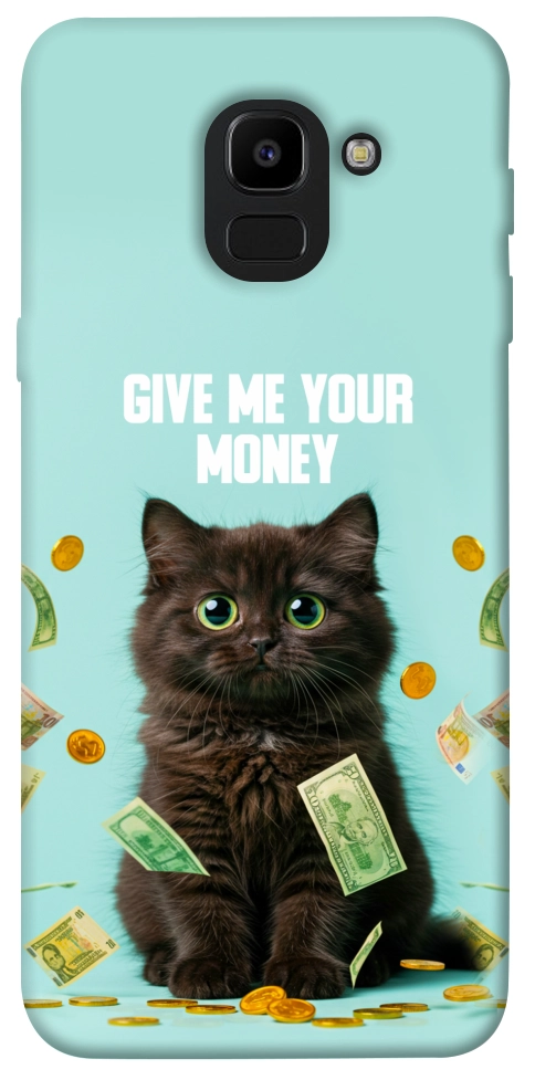 Чехол Money cat для Galaxy J6 (2018)