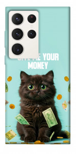 Чехол Money cat для Galaxy S23 Ultra