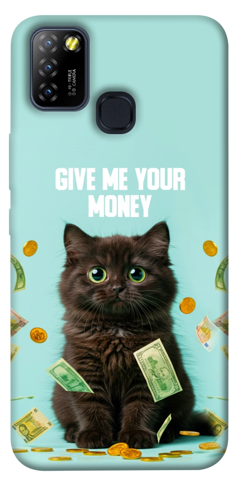 Чохол Money cat для Infinix Hot 10 Lite