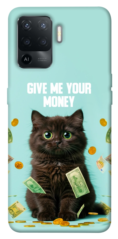 Чохол Money cat для Oppo Reno 5 Lite