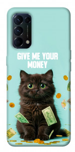 Чехол Money cat для Oppo Reno 5 4G