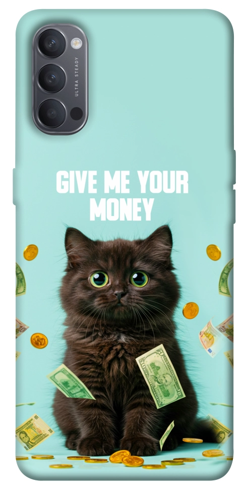 Чехол Money cat для Oppo Reno 4