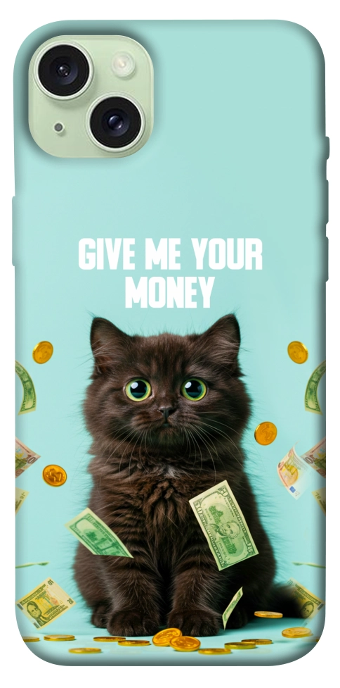 Чехол Money cat для iPhone 15 Plus