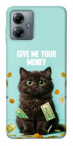 Чехол Money cat для Motorola Moto G14