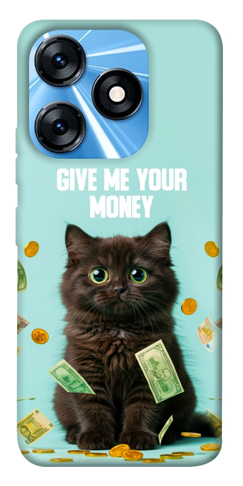 Чохол Money cat для TECNO Spark 10