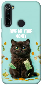 Чехол Money cat для Xiaomi Redmi Note 8 2021