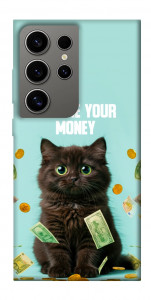 Чехол Money cat для Galaxy S24 Ultra