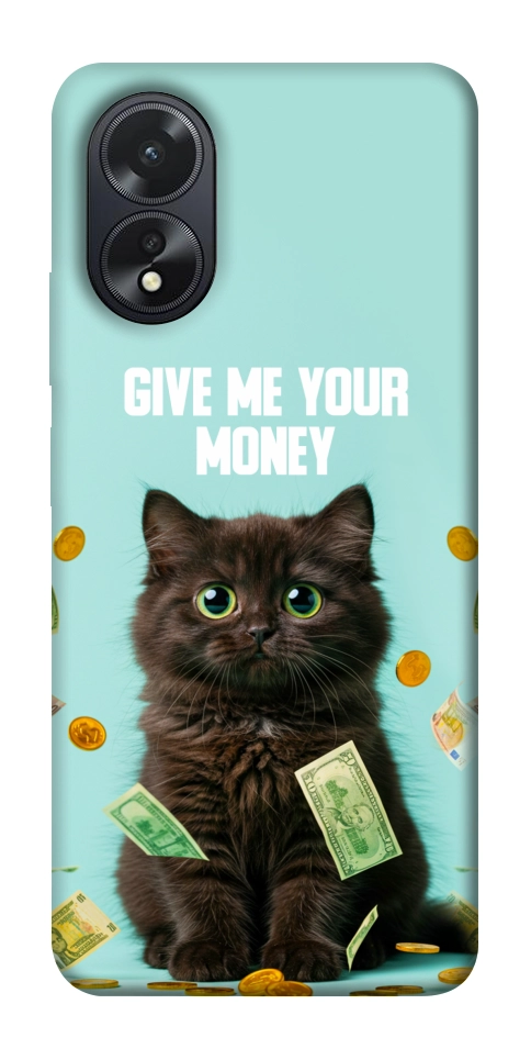 Чехол Money cat для Oppo A38