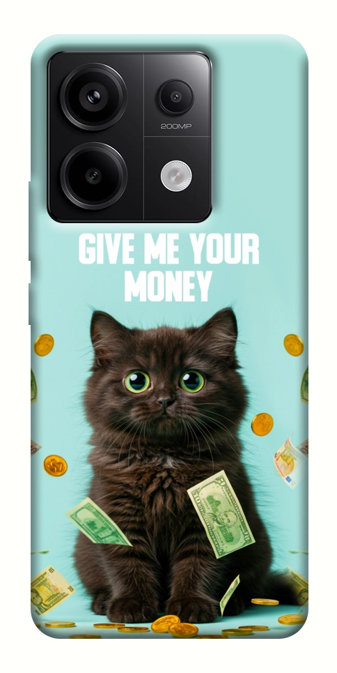 Чохол Money cat для Xiaomi Redmi Note 13 Pro 4G