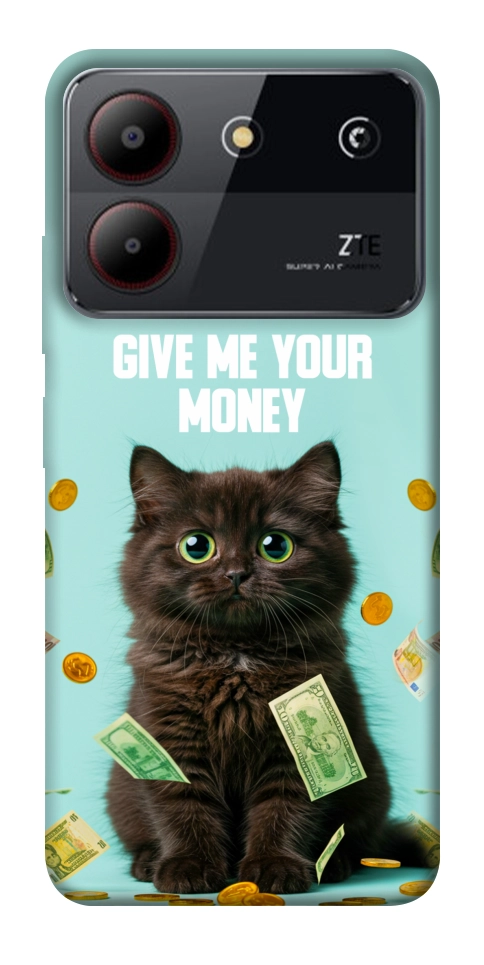 Чохол Money cat для ZTE Blade A54 4G