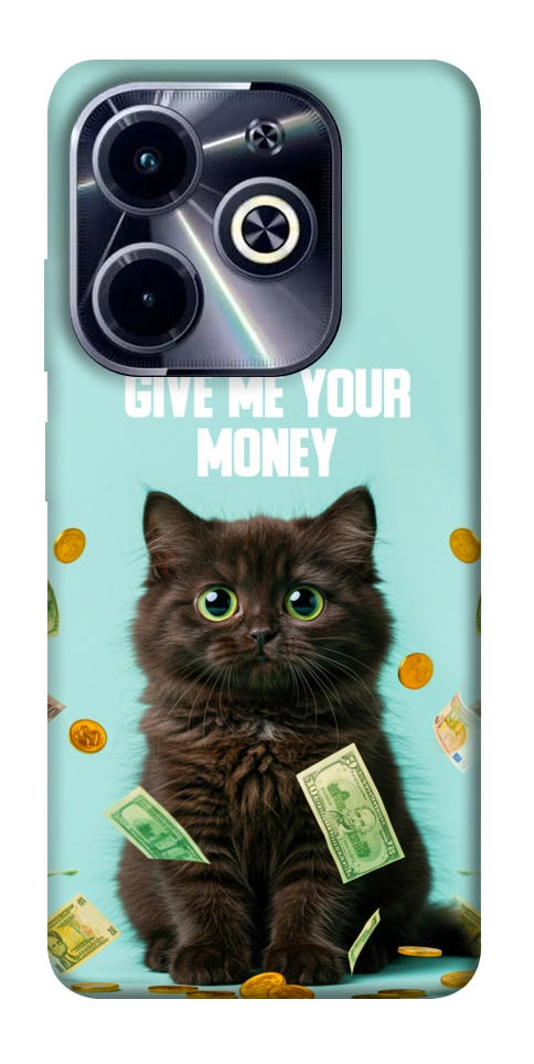 Чохол Money cat для Infinix Hot 40i