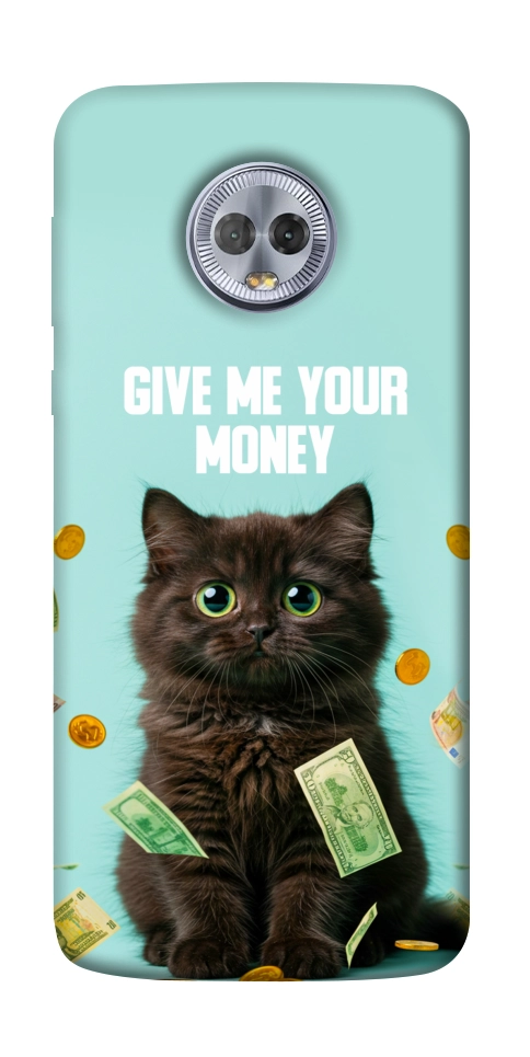 Чохол Money cat для Motorola Moto G6 Plus