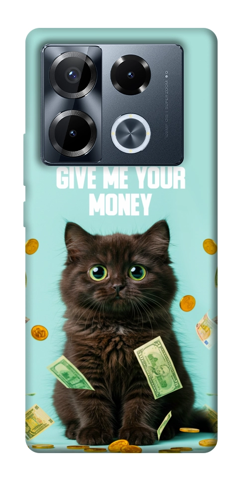 Чохол Money cat для Infinix Note 40 Pro 4G