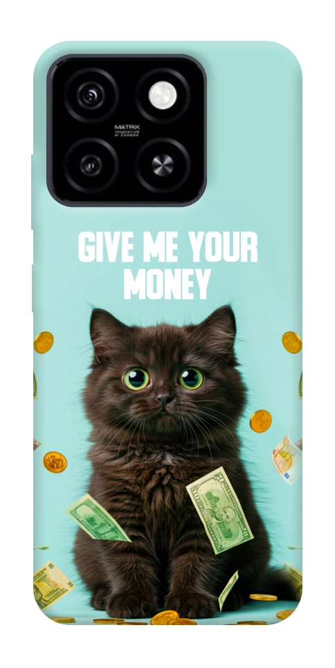 Чехол Money cat для ZTE Blade A55 4G