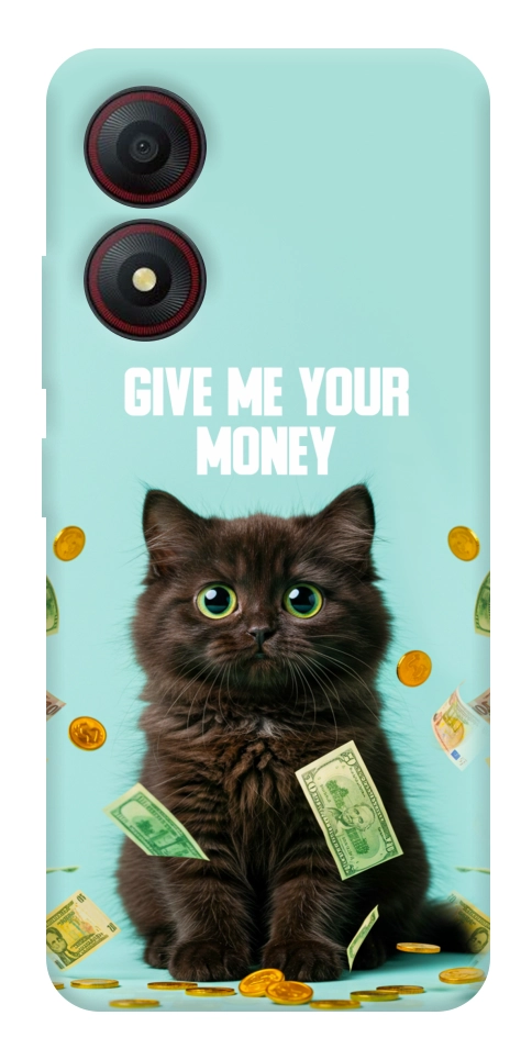Чехол Money cat для ZTE Blade A34 4G
