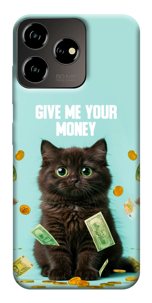 Чехол Money cat для ZTE Blade V50 Design 4G