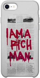 Чехол Mom I am a rich man для iPhone SE (2020)