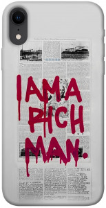 Чехол Mom I am a rich man для iPhone XR