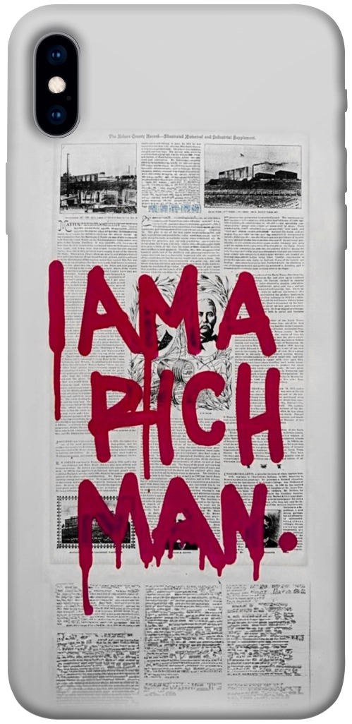 Чехол Mom I am a rich man для iPhone XS Max