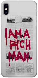 Чехол Mom I am a rich man для iPhone XS Max