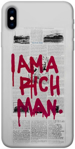 Чохол Mom I am a rich man для iPhone XS