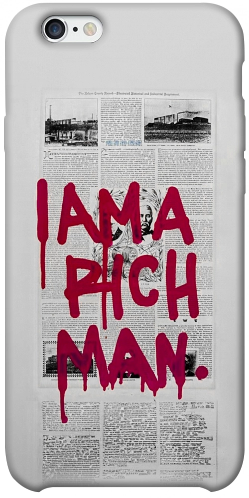 Чехол Mom I am a rich man для iPhone 6S Plus