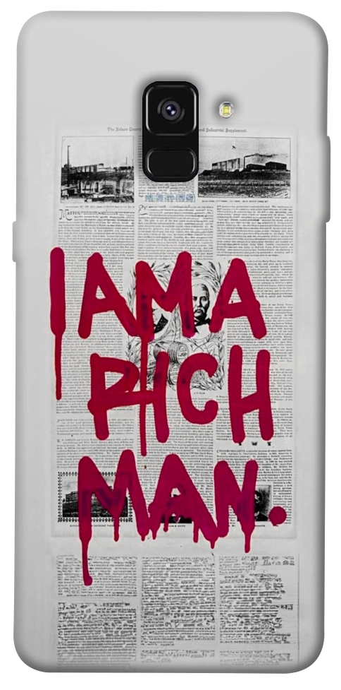 Чехол Mom I am a rich man для Galaxy A8 (2018)