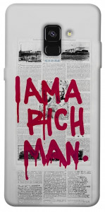 Чехол Mom I am a rich man для Galaxy A8 (2018)