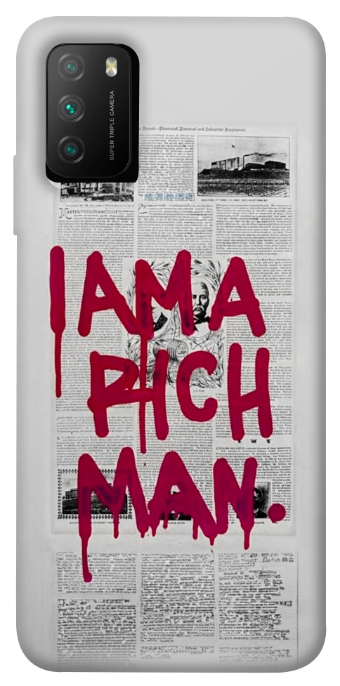 Чехол Mom I am a rich man для Xiaomi Poco M3