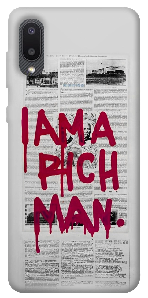 Чехол Mom I am a rich man для Galaxy A02