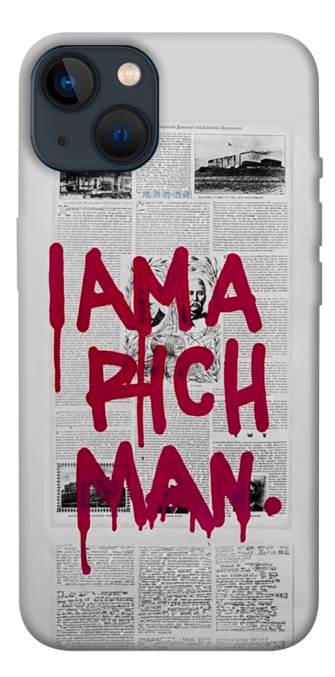 Чехол Mom I am a rich man для iPhone 13