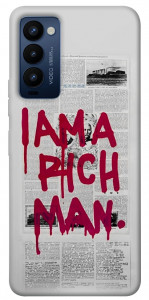 Чехол Mom I am a rich man для TECNO Camon 18