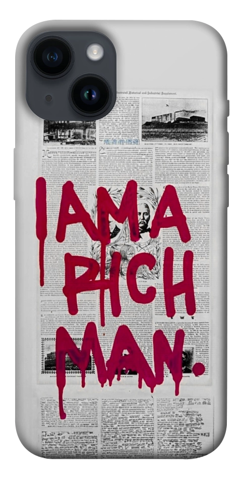 Чехол Mom I am a rich man для iPhone 14