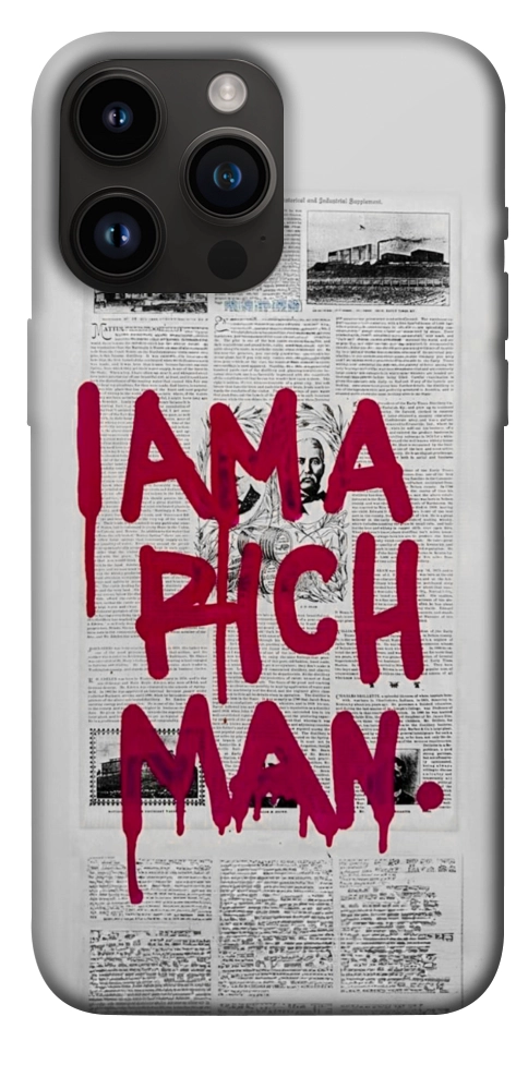Чехол Mom I am a rich man для iPhone 14 Pro Max