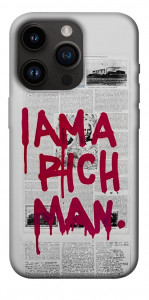 Чохол Mom I am a rich man для iPhone 14 Pro