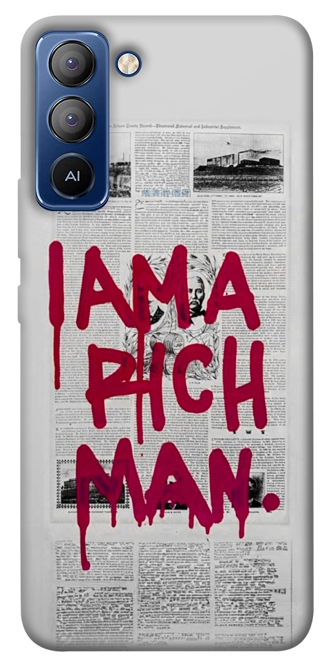 Чехол Mom I am a rich man для TECNO Pop 5 Pro