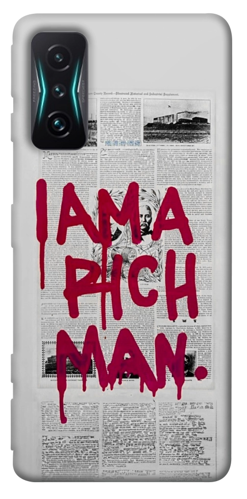 Чехол Mom I am a rich man для Xiaomi Redmi K50 Gaming