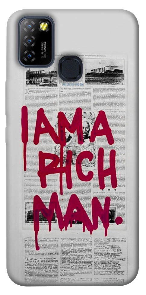 Чехол Mom I am a rich man для Infinix Hot 10 Lite
