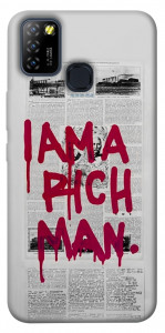Чехол Mom I am a rich man для Infinix Hot 10 Lite