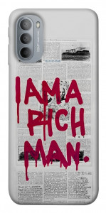 Чехол Mom I am a rich man для Motorola Moto G31