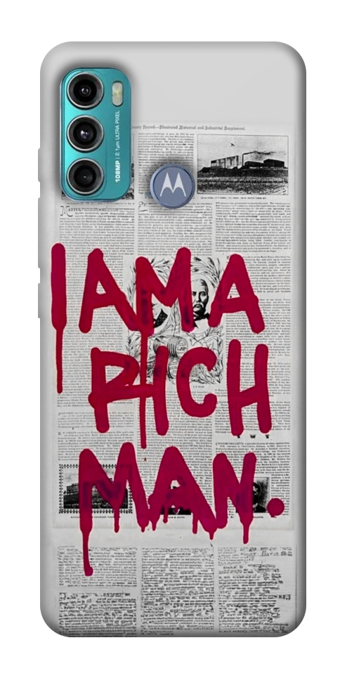 Чехол Mom I am a rich man для Motorola Moto G60