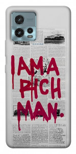 Чохол Mom I am a rich man для Motorola Moto G72